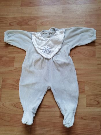 Grenouillère bleu ciel 3 mois Babygro