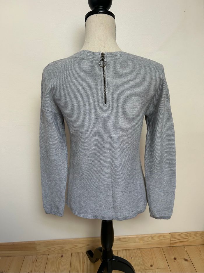Pull gris Cache Cache - taille S (36) - photo numéro 2
