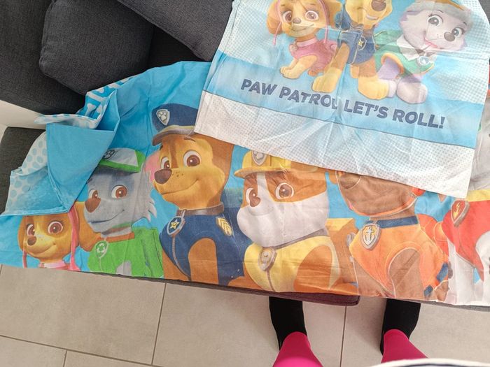 Drap de lit patpatrouille - photo numéro 2
