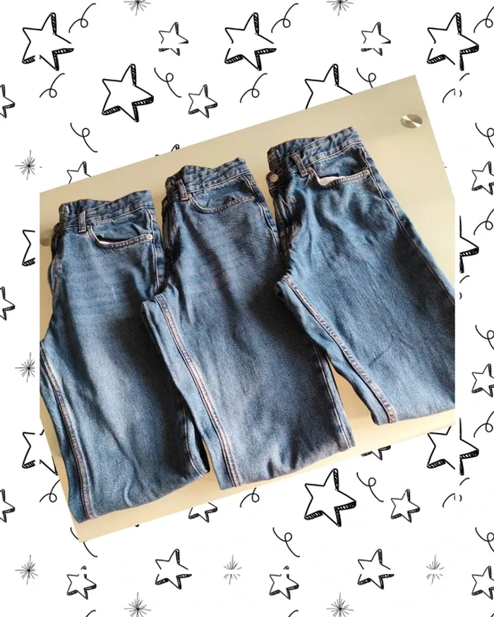 Lot de 3 jeans homme Kiabi Regular Taille 38/34L