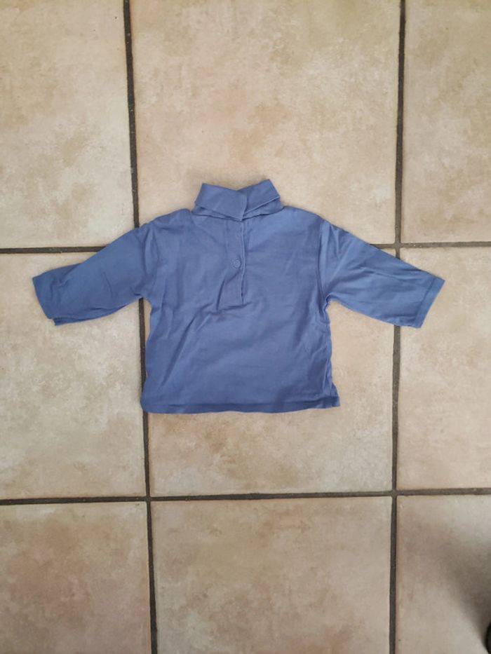 Ensemble sweat moto col roulé et pantalon 3 mois - photo numéro 3