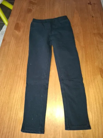 Jegging molletonné bleu marine 7/8 ans OVS