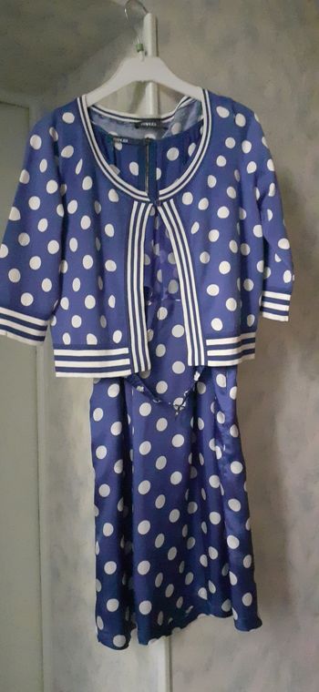 Ensemble robe et gilet assorti taille M