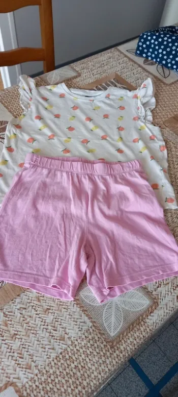 Lot short et Tee-shirt