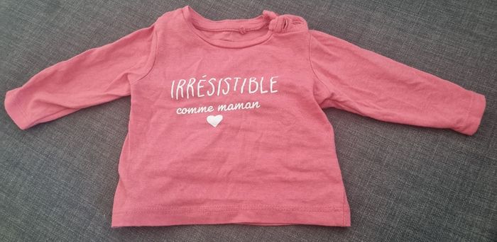 Lot de 3 t-shirts cotton orechestra/petits cailloux - photo numéro 2