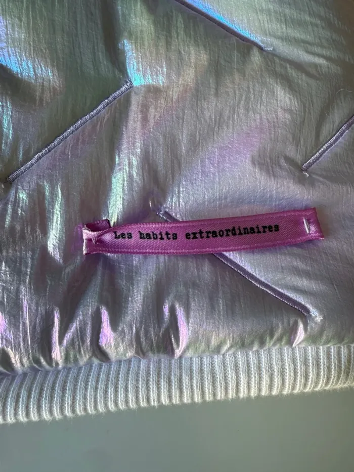Gilet sans manches irisé léopard créateur - photo numéro 4