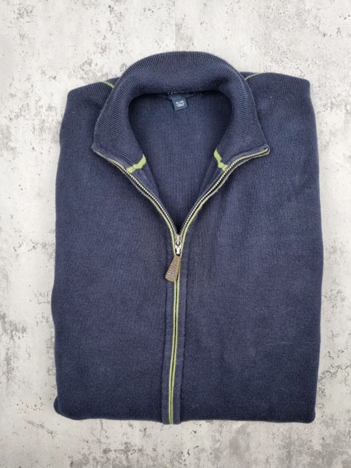 Veste zippée Tommy Hilfiger – Bleu marine – Taille XL Hommes (mesures en photos) - photo numéro 2