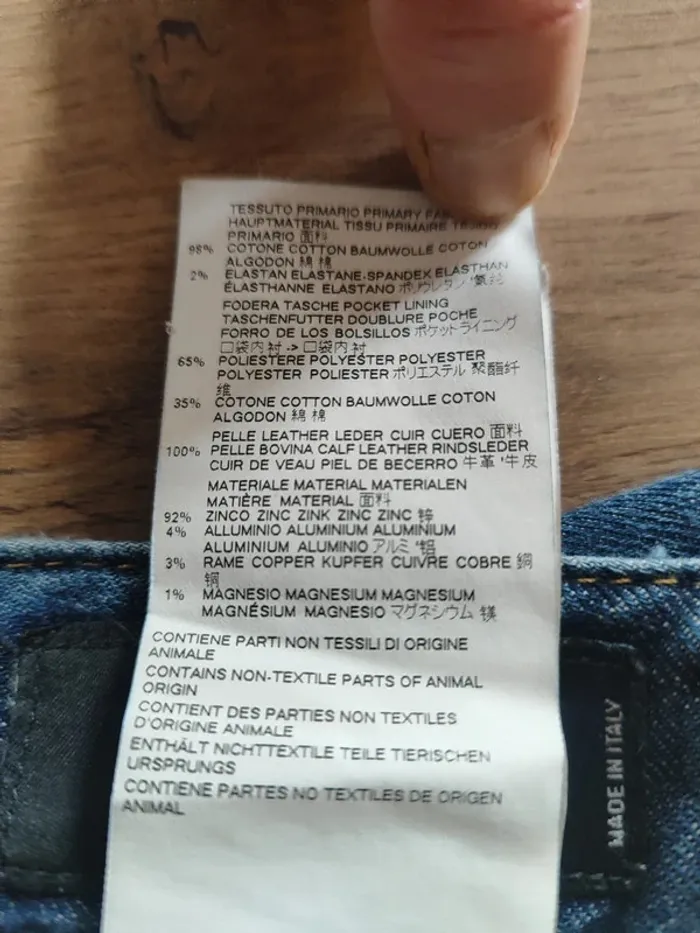 Jean skinny Dsquared2 bleu - Taille 38 - photo numéro 8