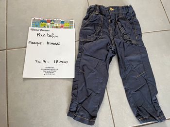 Pantalon garçon 18 mois
