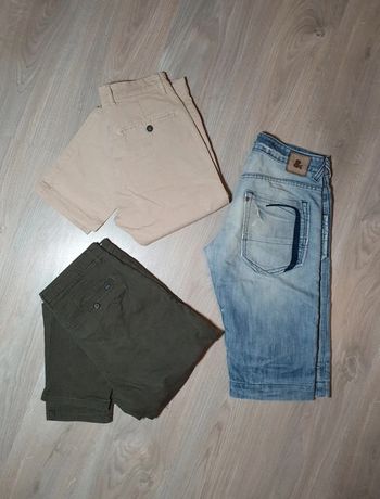T.40 💥 Lot 2 pantalons+1 short en jeans > Celio-Bonobo & Bragg