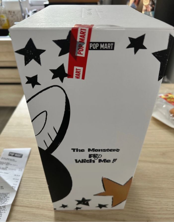 PopMart the monsters Flip with me authentique labubu ticket de caisse neuf scellé grand - photo numéro 6