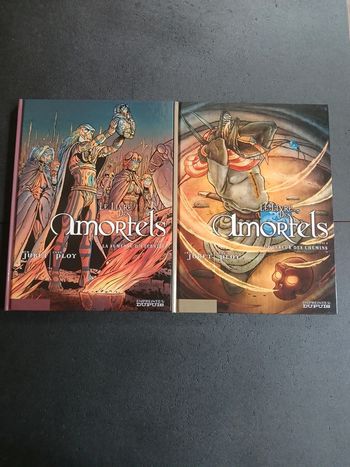 Lot de 2 bd le livre des amortels 1 et 2,EO