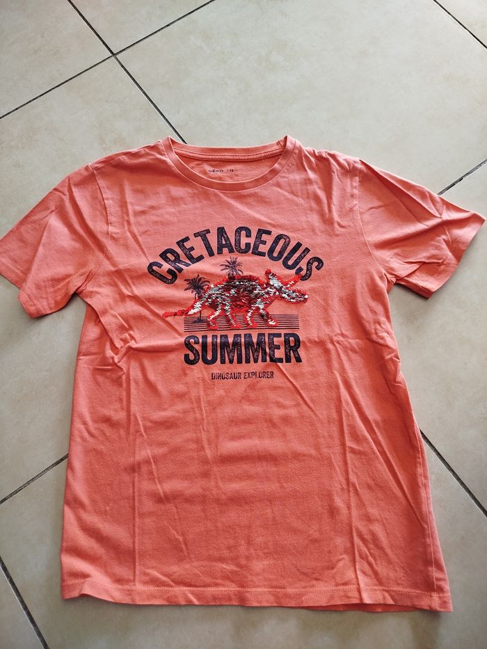 T shirt sequins Gémo