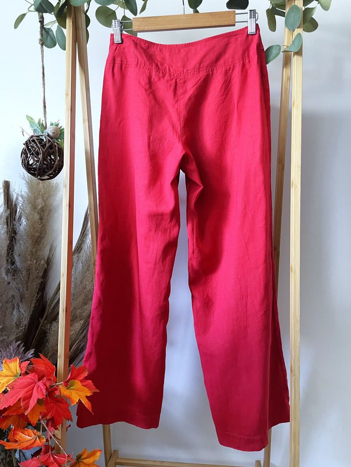Pantalon en lin H&M XS/34 - photo numéro 3