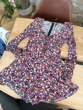 Salopette Combi short. Combinaison fête à fleurs taille M 38 New yorker
