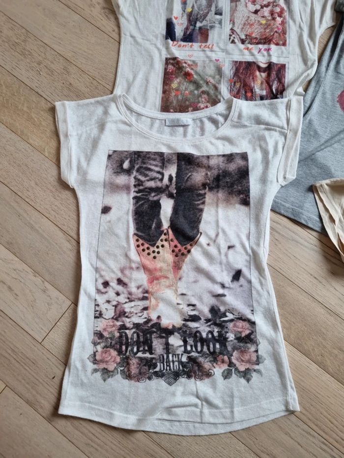 Lot 4 tee shirts taille 0 - photo numéro 4