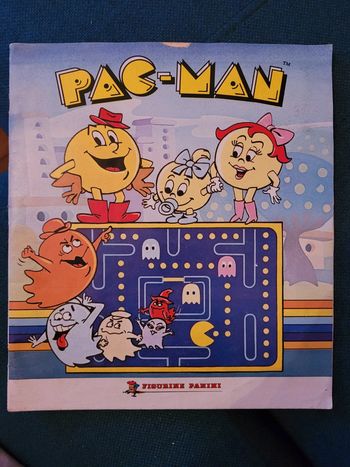 RARE Album Panini complet PacMan Pac-Man ancien stickers autocollants collection