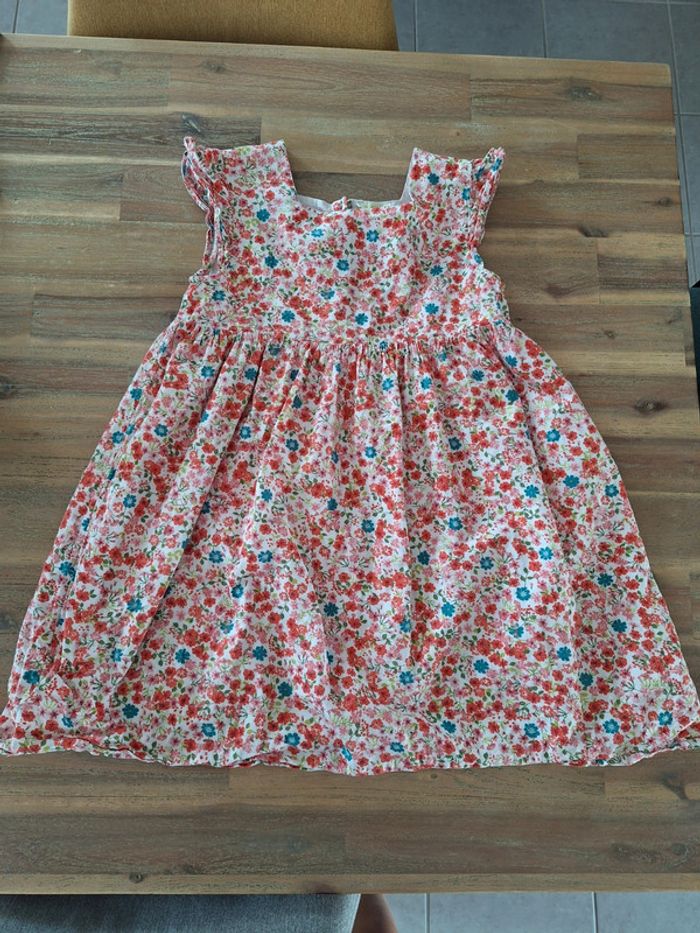 Robe fleurie vertbaudet 10 ans