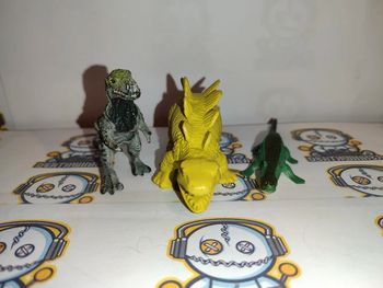 Lot de 3 Figurines Dinosaures Crocodile