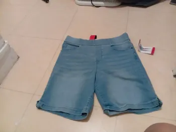 Short jean femme elasthanne