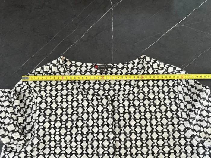 Jolie veste Street One noire et blanche T 42 - photo numéro 8