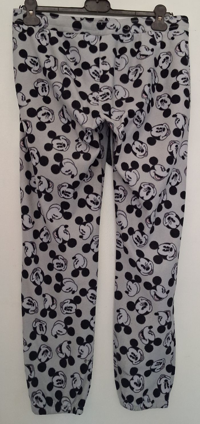 Pantalon de pyjama en pilou imprimé de têtes de Mickey - photo numéro 4