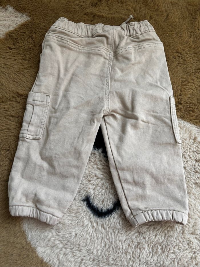 Pantalon cargo beige Primark t.9m - photo numéro 4