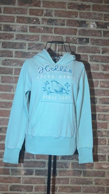 Sweat bleu à capuche H&M 158/164 13/14 ans
