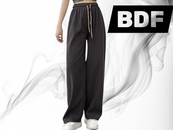pantalon large femme
