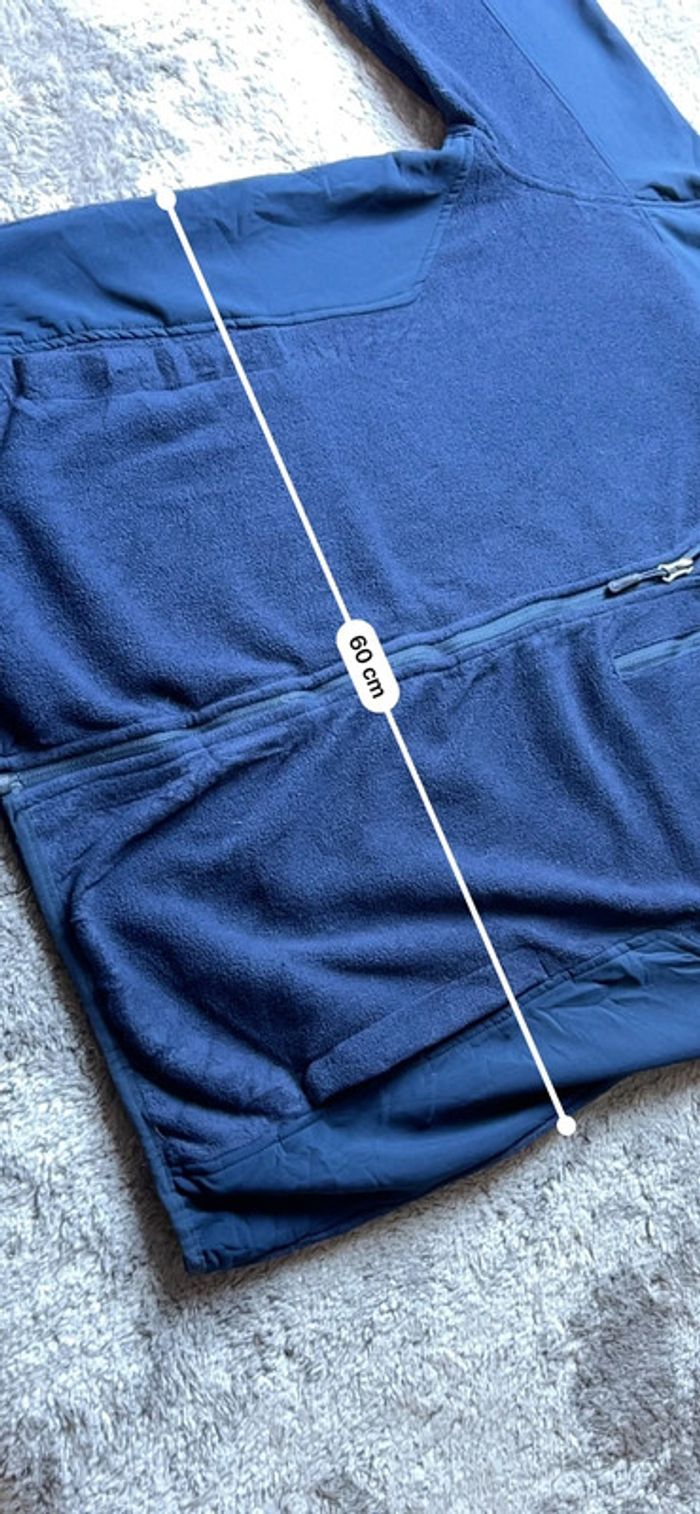 Veste polaire Reebok bleu marine à capuche – Taille XL - photo numéro 4