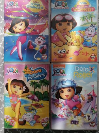 Lit de 4 dvd Dora