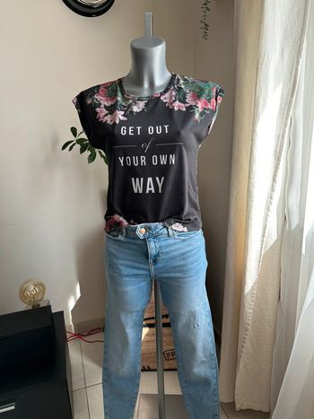 T shirt fleuri