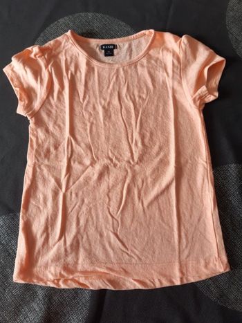 Tee shirt orange clair