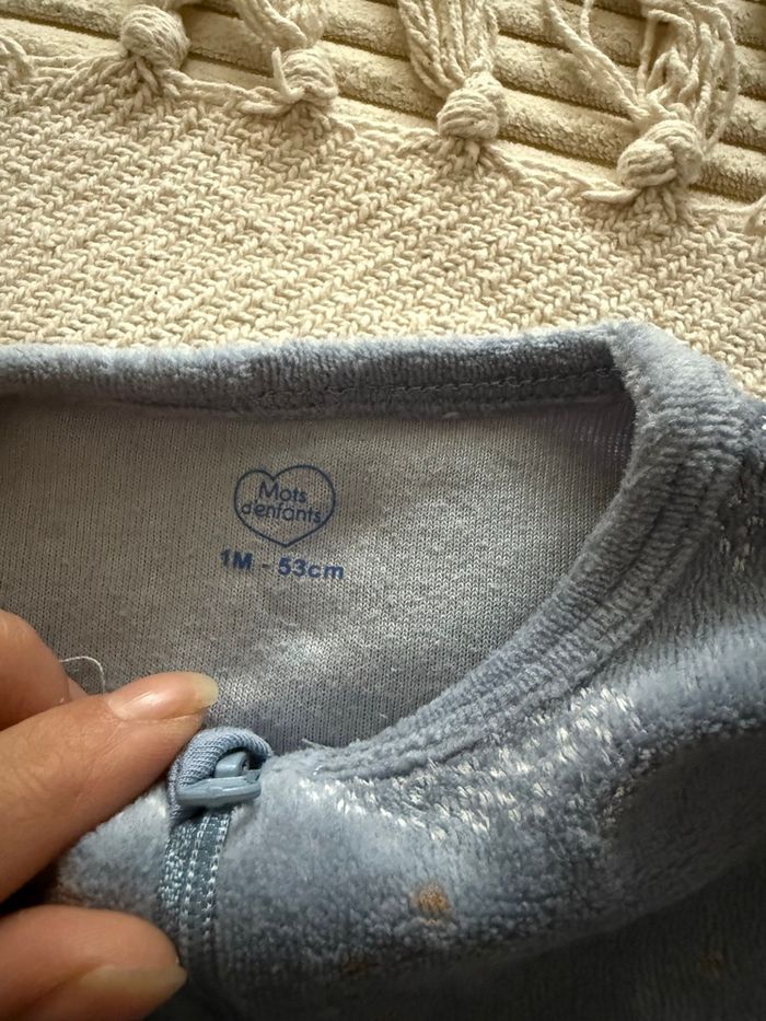 Pyjama à zip velours - photo numéro 3