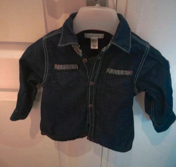 Chemise en jeans Garçon okaidi 12 mois