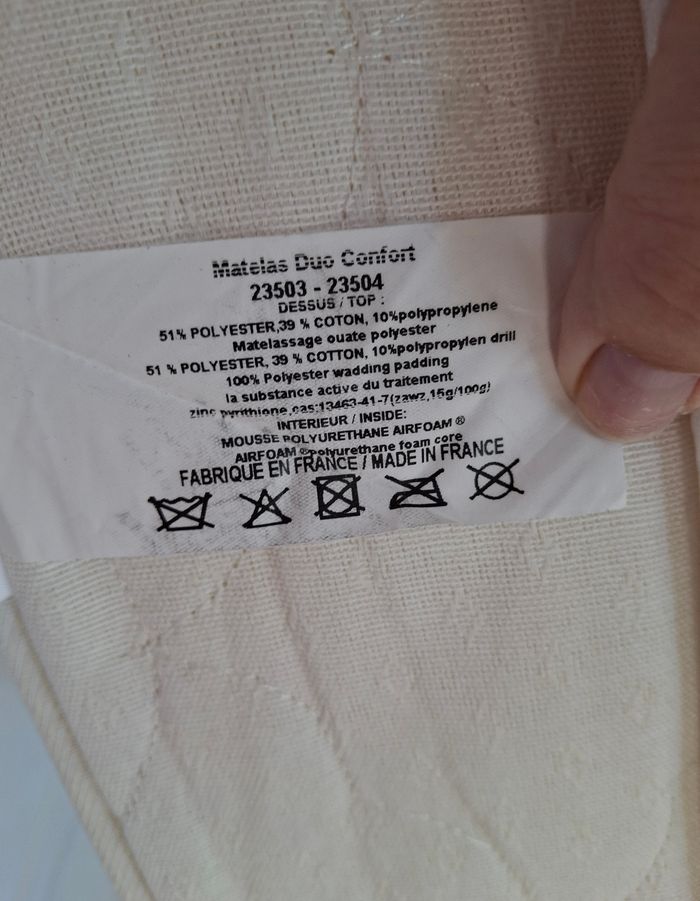 Matelas lit bébé/enfant 70x140cm - photo numéro 3