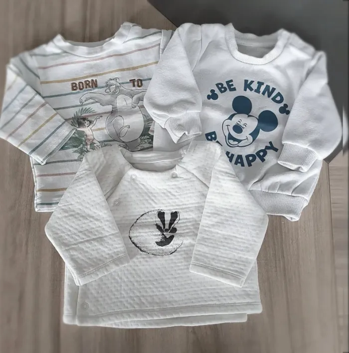 Lot de 3 pulls 3 mois et 3-6 mois - photo numéro 3
