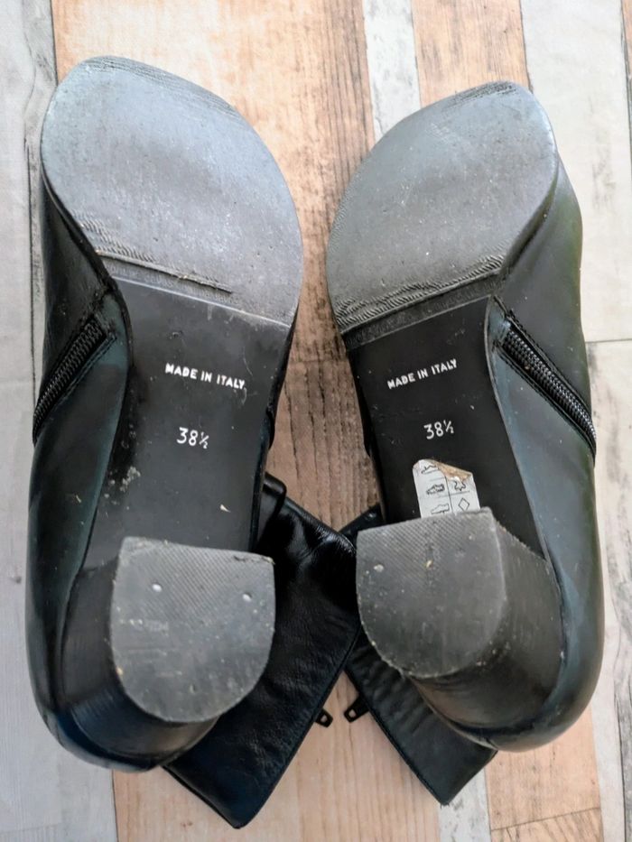 Bottines femme en cuir d'Italie - photo numéro 3