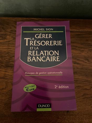 Gérer la trésorerie et la relation bancaire - Michel Sion