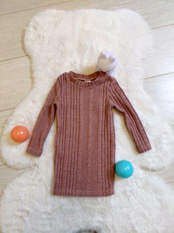 Robe longue en laine 9 à 12 mois