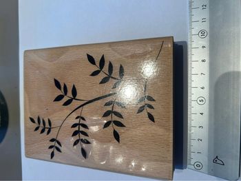 Grand tampon bois branche florilèges design