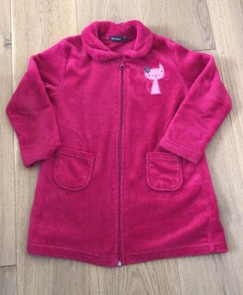 Robe de chambre en peluche motif Chat In Extenso 6 ans
