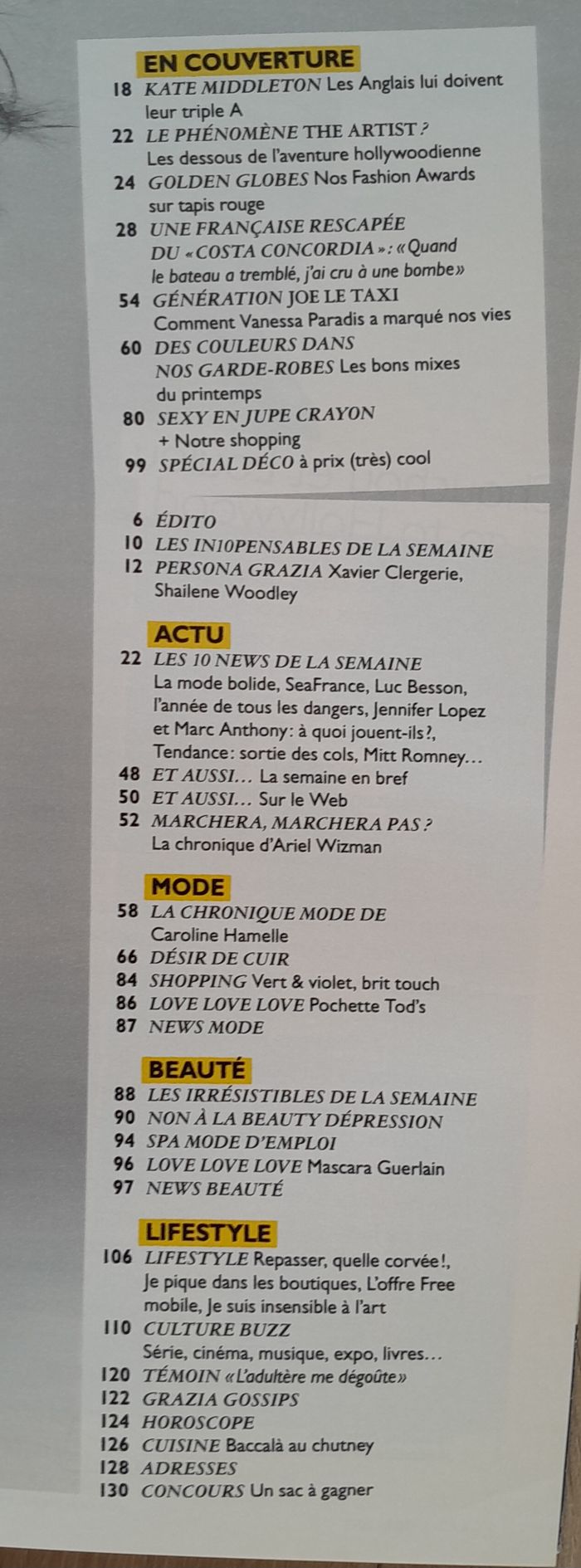 Magazine Grazia janvier 2012 spécial Kate Middleton - photo numéro 4