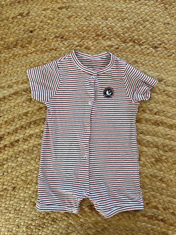 Lot de 2 bodies combi - 9 mois