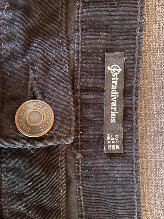 Jupe velours stradivarius 40 - photo numéro 3