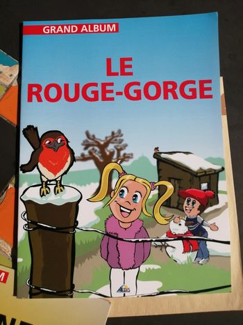 Grand livre album le rouge gorge