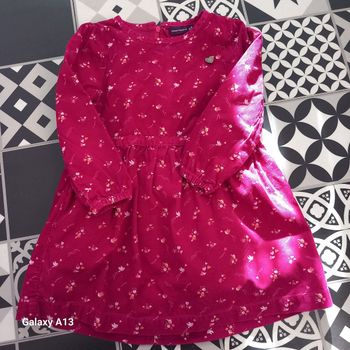 Robe velours côtelé 