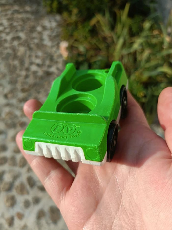 Voiture 2 places Fisher Price little people vintage