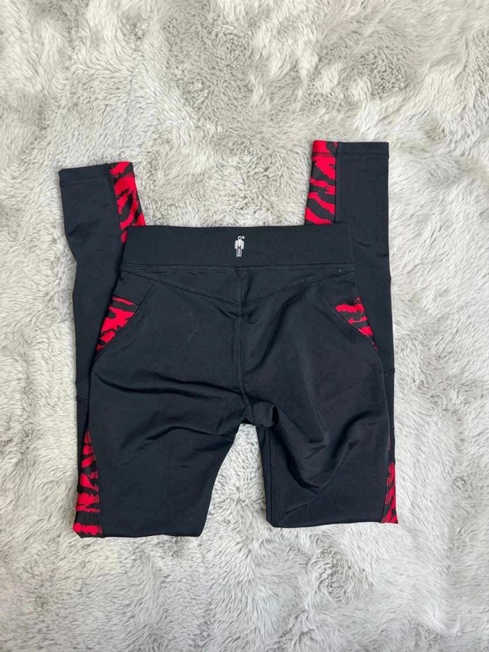 Legging HPE noir rouge taille S - photo numéro 2
