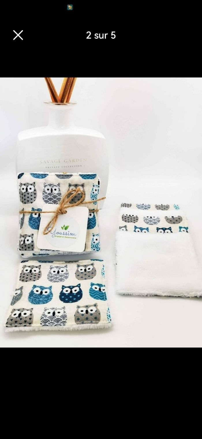 Lingettes Lavables, lingettes démaquillantes - photo numéro 4
